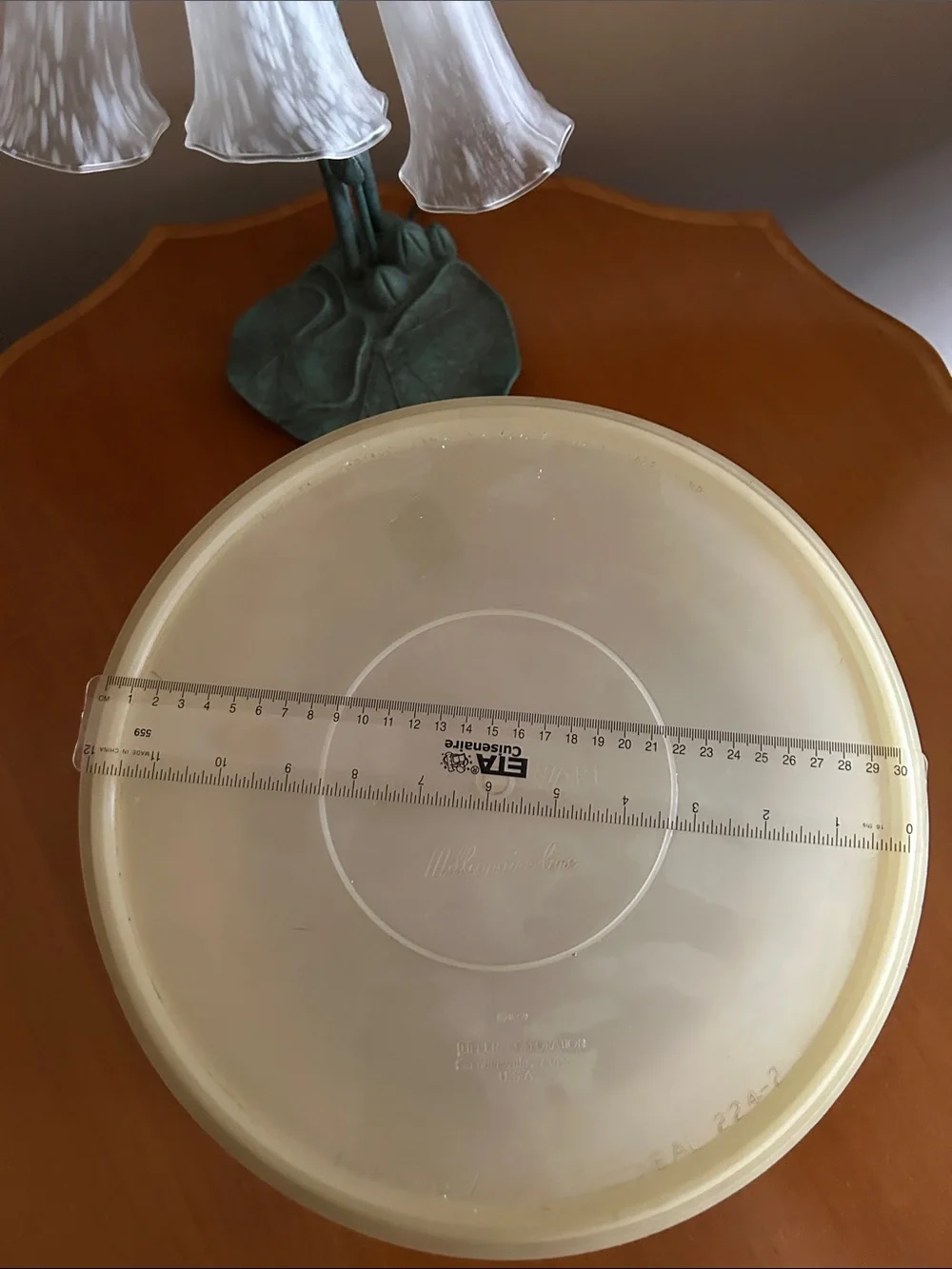 Vintage Tupperware Round Food Storage Bowl with Lid